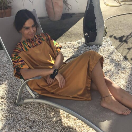 Autumn Evening" dress