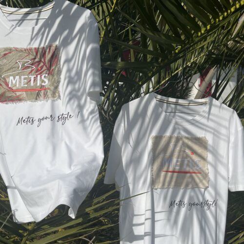 Le T-shirt « B.Métis » : Unique & équitable - Dominante Rouge