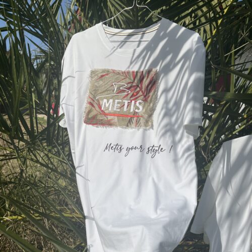 Le T-shirt « B.Métis » : Unique & équitable - Dominante Rouge