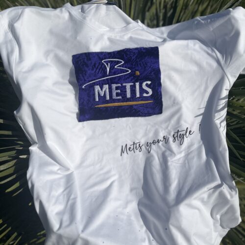 Le T-shirt « B.Métis » : Unique & équitable - Dominante Bleue